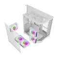 Darflash FT350 computer case + 5 aRGB fans (white) — Foto 10