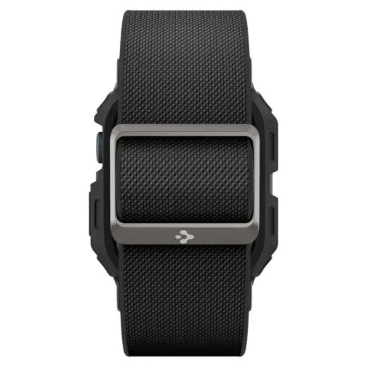 Spigen Lite Fit Pro case with strap for Apple Watch 4 | 5 | 6 | 7 | 8 | 9 | SE (44 | 45 mm) - matte black Фото num