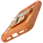 Etui Nimmy Cool&Cute 2.0 Cat do iPhone    17 Pro z magnetyczną zawieszką pomarańczowy Foto 2