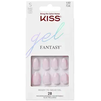Kiss My Face Gel Fantasy Nails Pure Love - Umělé nehty ( 28 ks )