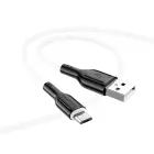 Borofone Cable BX63 Charming - USB to MicroUSB - 2,4A 1 metre black-white Foto 2