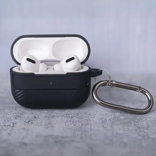 Carbon case for Airpods Pro black Foto 5