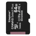 Kingston memory card 64GB microSDXC Canvas Select Plus cl. 10 UHS-I 100 MB|s Foto 1