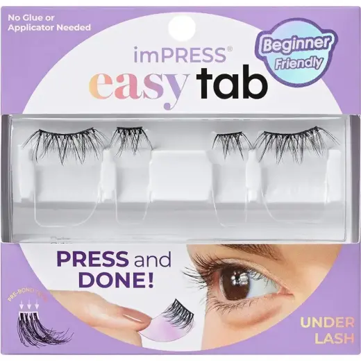 KISS, Ciglia Finte, Impress Easy Tab False Eyelashes (Ciglia Artificiali) Foto 1