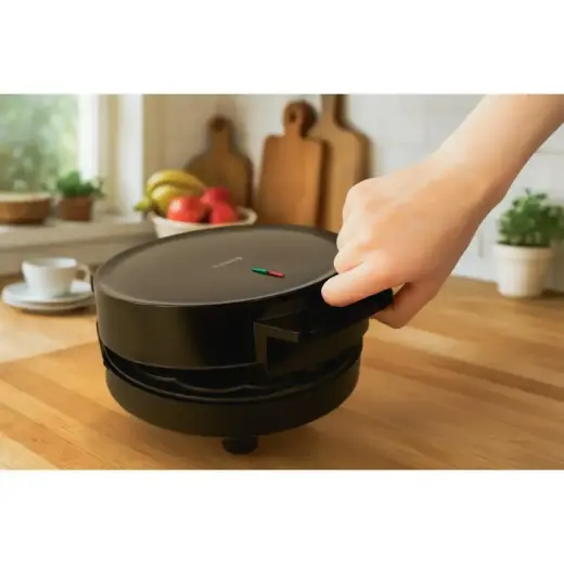 Huslog Round waffle maker 1200W Foto 4