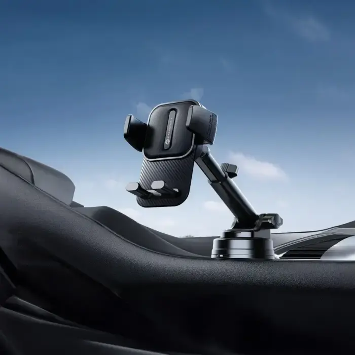 Car phone holder Forcell F-Grip Guardian windshield / dashboard black Photo