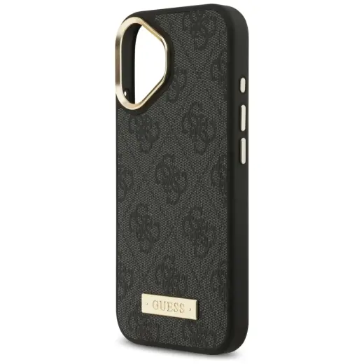 Guess 4G Logo Plate MagSafe Case for iPhone 17 Black Foto 6