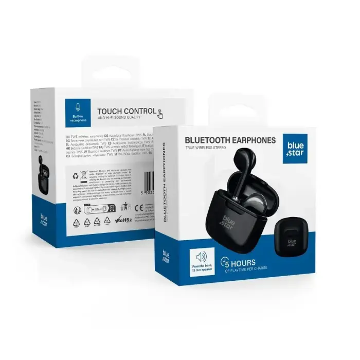 Wireless earphones Blue Star FI7 TWS black