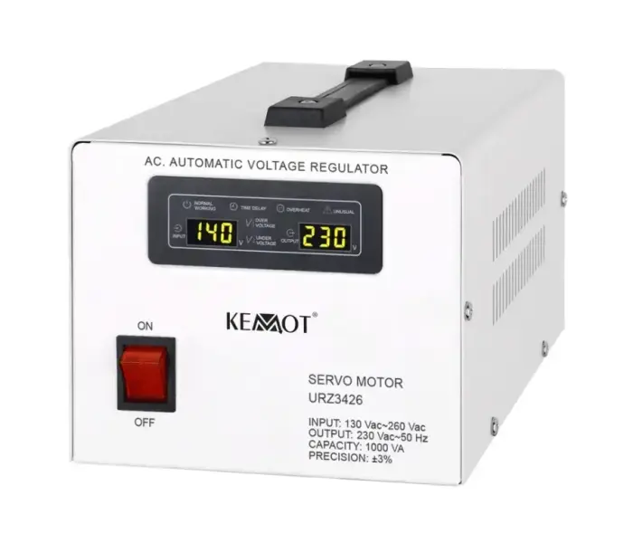 Single-phase voltage stabilizer 230Vac 1000VA AVR SERVO