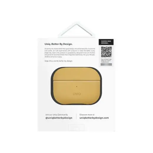UNIQ Lyden DS AirPods Pro 2 gen (2022|2023) case yellow-gray|canary yellow-flint gray Foto 6