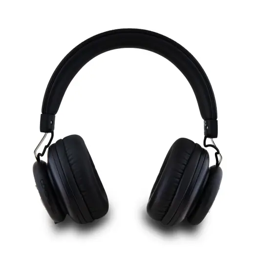 DKNY PU Leather Stack Logo Wireless Headphone Black Foto 2