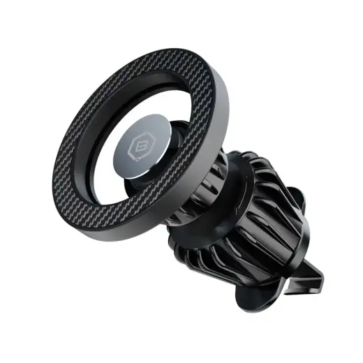 Blavec Car holder BH-16A Carbon magnetic Magsafe to air vent (BH16AC-MAVB) black Foto 2