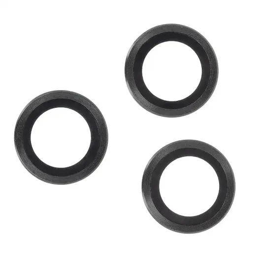 Set of lens glasses for Samsung Galaxy A15 4G / A15 5G black frame (3 pcs) Foto 2