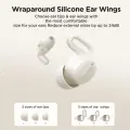 Joyroom JR-TS1 Cozydots Series TWS headphones with Bluetooth 5.3 and noise cancellation - white Foto 8