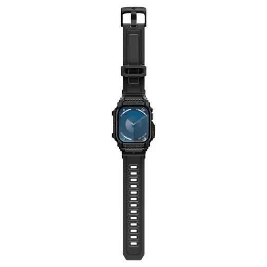 SPIGEN RUGGED ARMOR "PRO" APPLE WATCH 10 (46 MM) MATTE BLACK Фото num