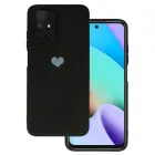 Vennus Silicone Heart Case for Xiaomi Redmi 10 design 1 black — Foto 1