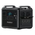 Choetech BS006 Super Mini внешний аккумулятор (powerbank) | 1997Wh | 2000W | USB-A, USB-C, AC, Авто, XT60, DC | LED фонарик | черный Фото num