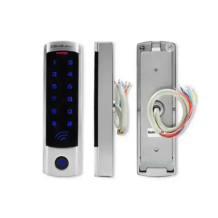 Qoltec Code lock DIONE with RFID reader Code | Card | key fob | Doorbell button | IP68 | EM Foto 7