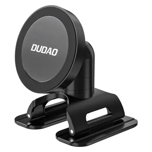 Dudao F25 magnētisks auto telefona turētājs ar piesūcekni saderīgs ar MagSafe melns
