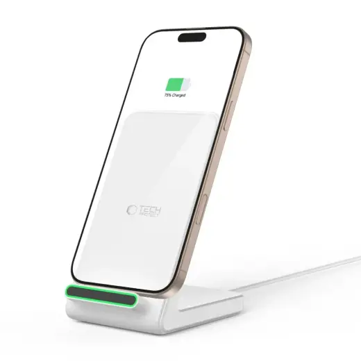 TECH-PROTECT QI15W-A40 WIRELESS CHARGER WHITE Foto 7