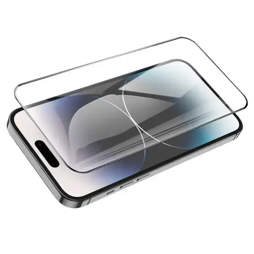 Borofone Tempered glass BF6 Diamond Armor Full Screen HD for Iphone 15 Pro Max - 10 pieces Foto 3