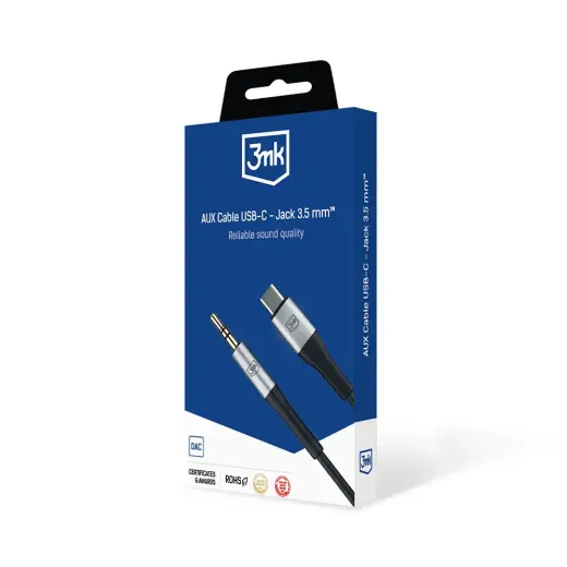 3mk AUX Cable USB-C - Jack 3,5 mm Photo