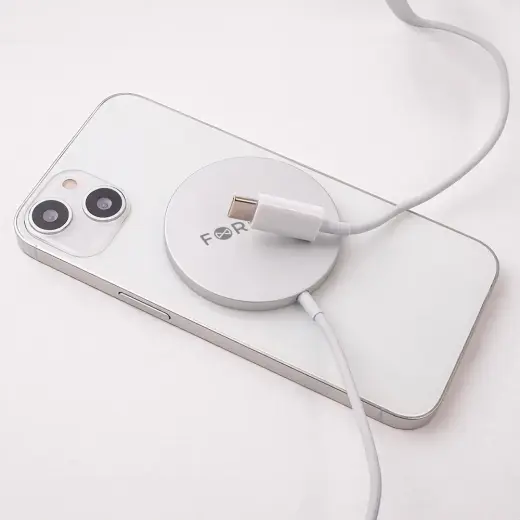 Forever MAWC-100 magnetic wireless charger 15W gray Фото num