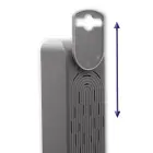 Qoltec Power strip | 5 sockets | 1.8m | White-grey Foto 8