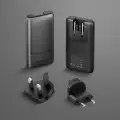 Wall charger Energea TravelWorld Edge 65W 2xUSB-C PD|PPS|QC3.0 (US|UK|EU) graphite Foto 8