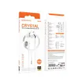 Borofone Earphones BM90 Miller with microphone white Foto 4