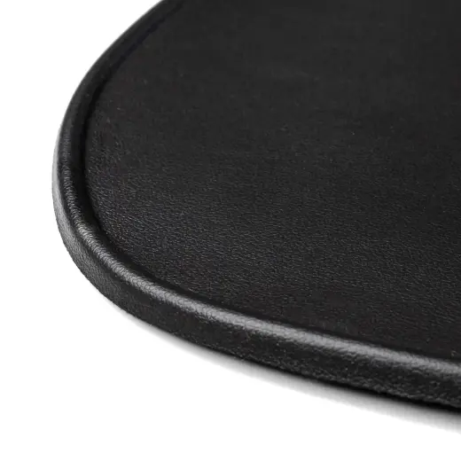 Ergonomic Mouse Pad and Wrist Rest Gel Eco Leather Large Anti-Slip - Black Foto 4