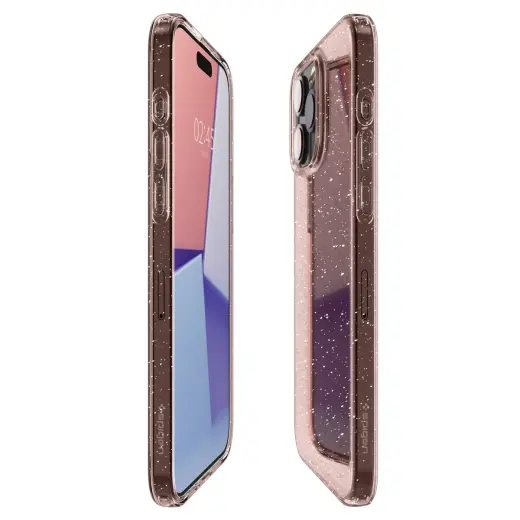 Spigen Liquid Crystal Glitter, rose quartz - iPhone 15 Pro Max Фото num