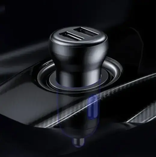 Wireless Bluetooth FM transmitter with charger Baseus S-16 (Overseas edition) - black Фото num