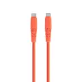 Setty KSC-C-1.52010 datu pārraides un uzlādes vads | USB-C uz USB-C | 20W | 1.5m | oranžs Foto 1