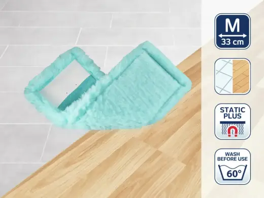 LEIFHEIT Maināmā lupata Clean Twist M Ergo / PowerClean static plus 33cm Foto 2