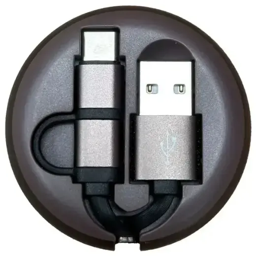 Richmond&Finch CWTYPE-207 2-in-1 провод для передачи данных и зарядки | USB-C на Micro USB | зелёный