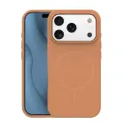 Silicone Thin phone case with MagSafe support for iPhone 13 brown — Photo 1