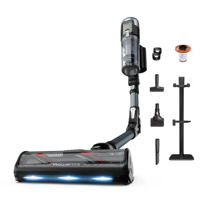 Rowenta X-Force Flex 16.60 RH9C71E0 stick vacuum/electric broom 2-in-1 stick vacuum Battery Dry Bagless Black, Blue