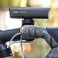 Rockbros 24610002001 front bicycle light 1000 lm + USB-C - USB-A cable - black Photo