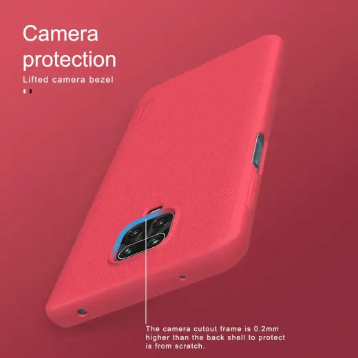 Nillkin Super Frosted Back Cover for Xiaomi Redmi Note 9 PRO|PRO MAX|9S Black Photo