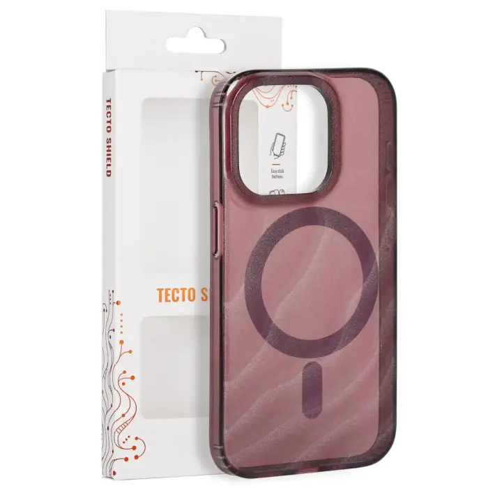 Tecto Shield Desert Mag case for iPhone 15 Pro 6,1" mahogany