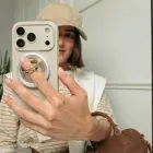 TECH-PROTECT MMR700 LAMANO MAGNETIC MAGSAFE PHONE RING TITANIUM/GOLD Photo