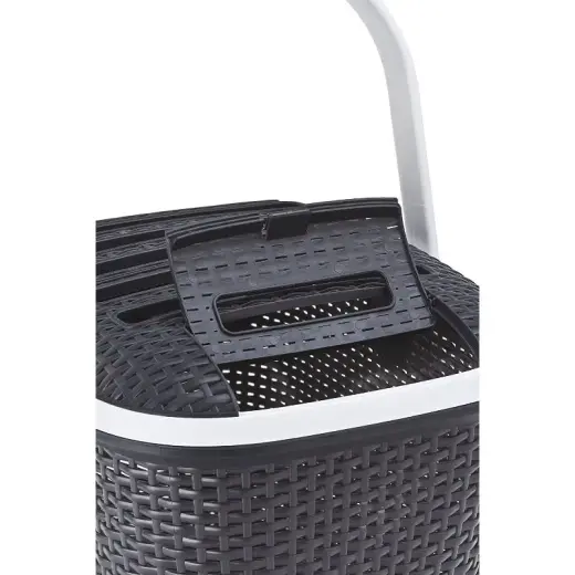 Ящик для перевозки домашних животных 51x38x33см серый Фото num