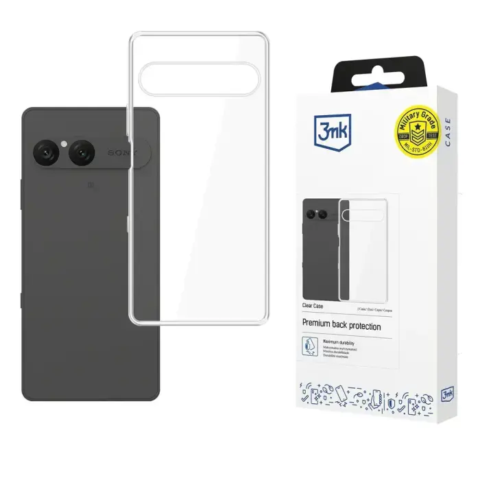 3mk Clear Case for Sony Xperia 10 VII - transparent