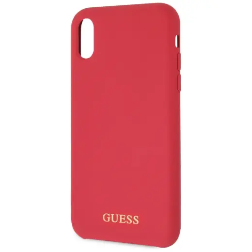 Guess Silicone phone case for iPhone XR red hard case Photo