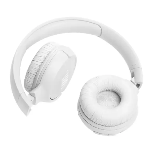 JBL Tune 520BT wireless on-ear Bluetooth 5.3 headphones - white Foto 8