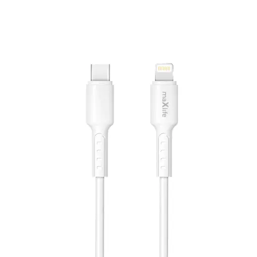 Maxlife MXUC-13 cable USB-C - Lightning 1,0 m 27W white