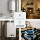 Qoltec Certified Natural Gas Leak Sensor | CH4 detector | NG | Tuya | Wi-Fi | 85dB alarm | LED  Foto 7