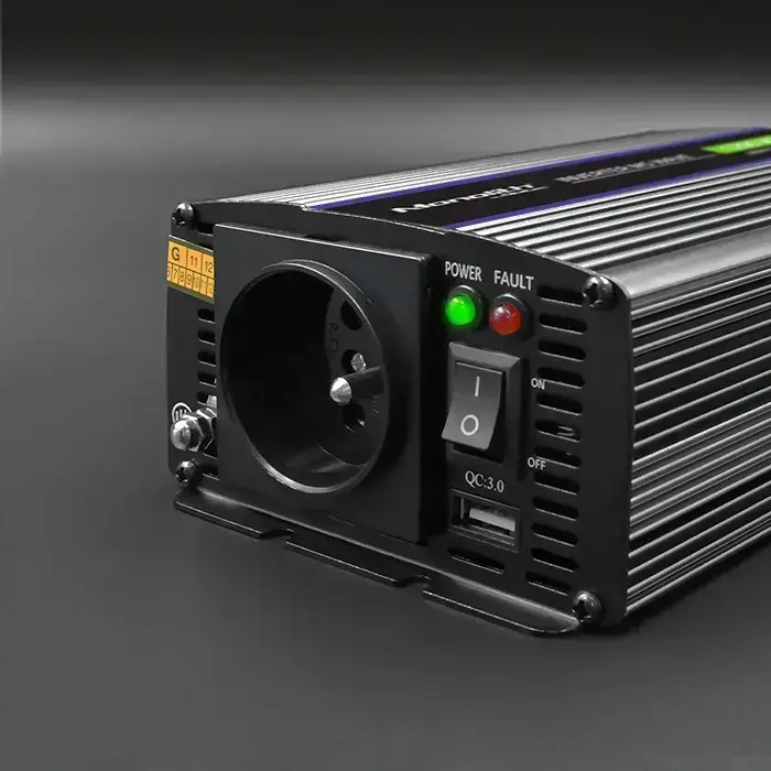 Qoltec Monolith voltage converter 1200 MS Wave |12V to 230V | 600/1200W | USB Foto 6