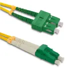 Qoltec Patchcord fiber optic SC/APC - LC/APC | Singlemode | 9/125 | G652D | Duplex | 2m — Foto 1